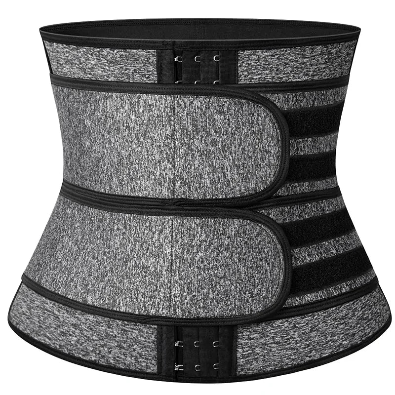 Double Flap Zipper Corset Waist Trainer