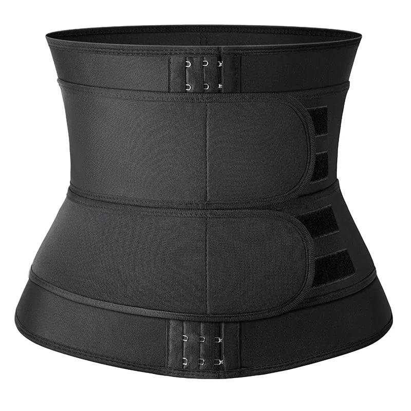 Double Flap Zipper Corset Waist Trainer