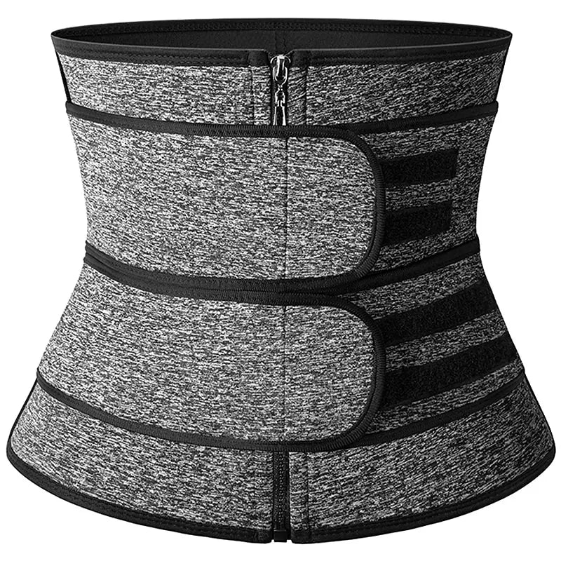 Double Flap Zipper Corset Waist Trainer