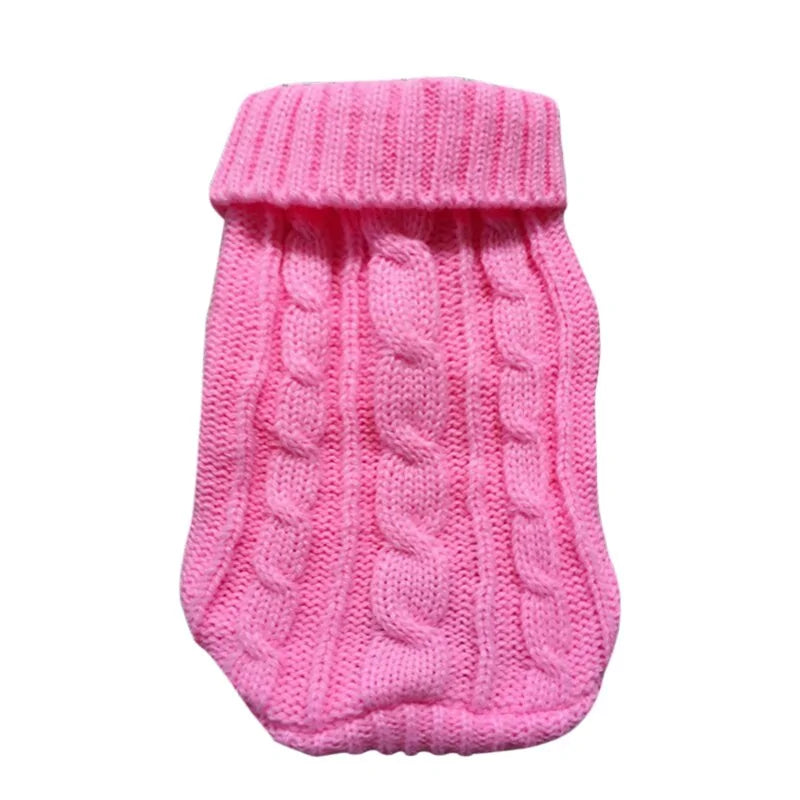 Colorful Knit Pet Sweaters